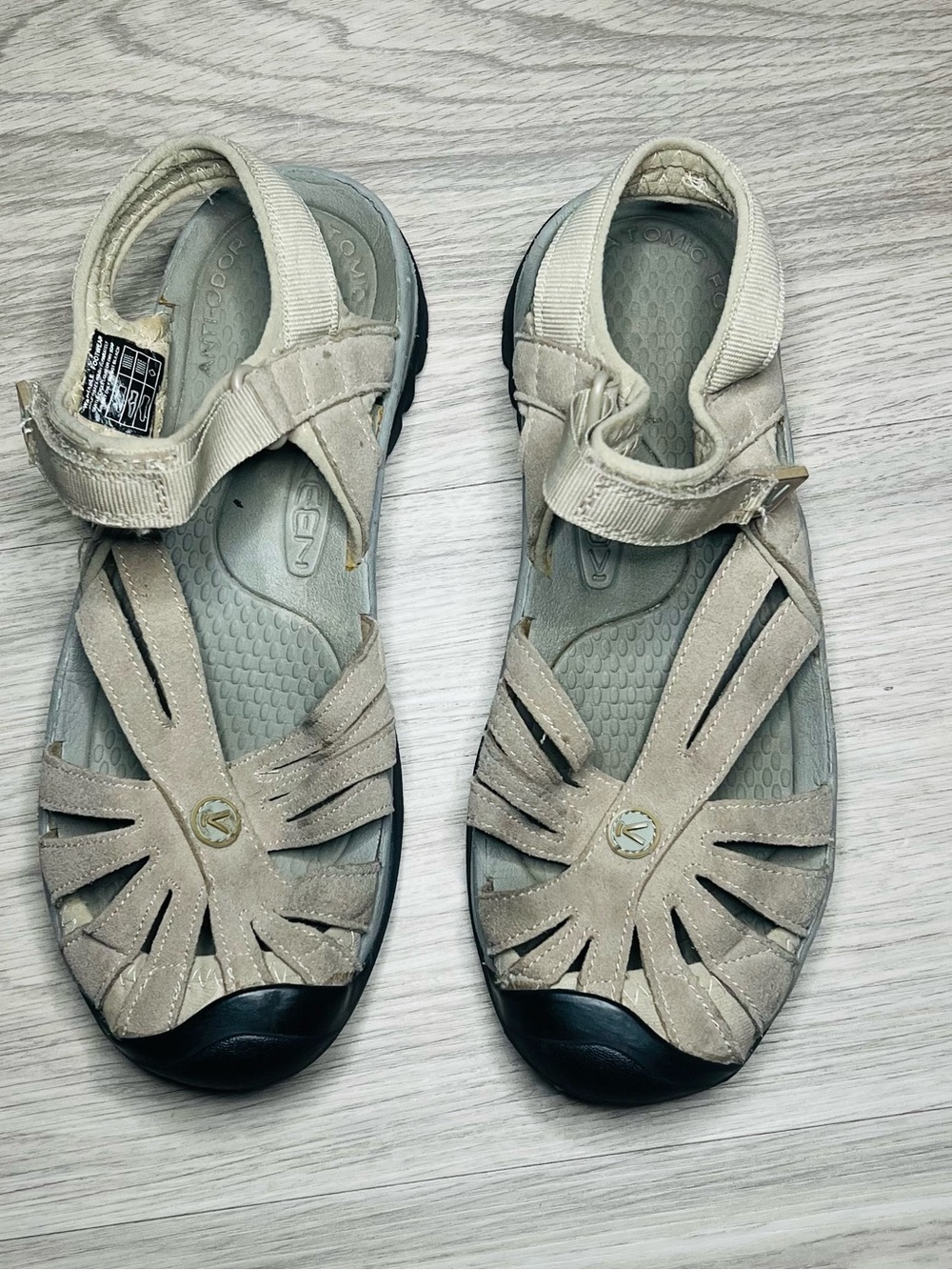 Keen Rose Sandals Women's Sz 8 Gray Gargoyle Raven Outdoor Hiking Waterproof